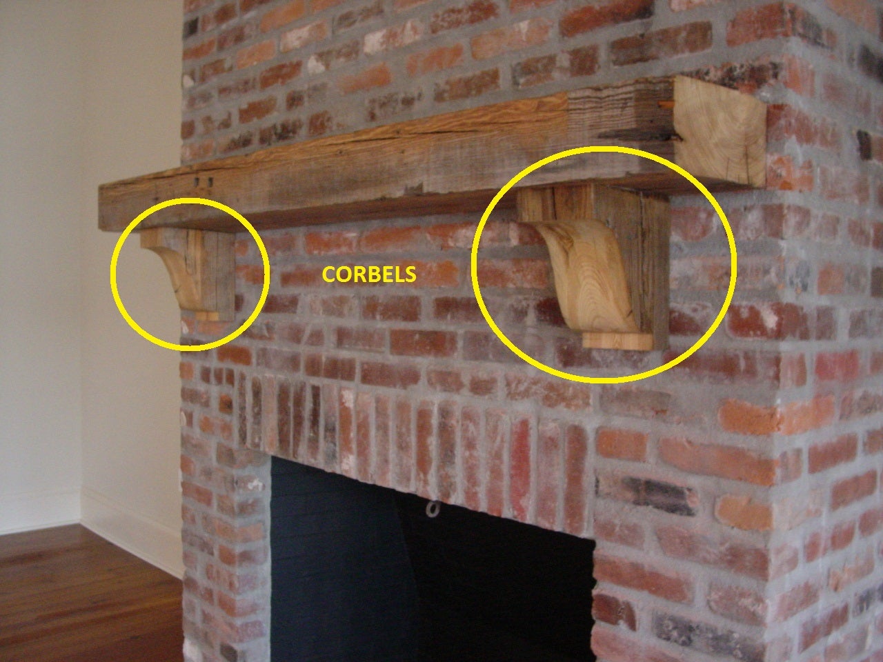 Corbels Shelf Mantel